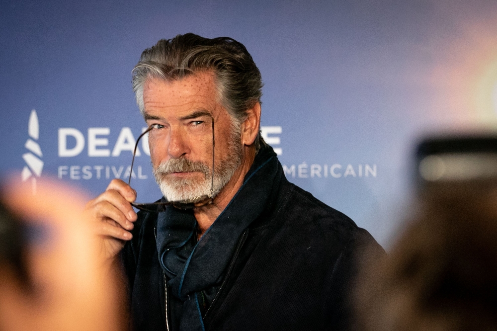 US-Irish actor Pierce Brosnan poses during a photocall as part of the 45th Deauville US Film Festival, on September 7, 2019 in Deauville. AFP / Lou BENOIST