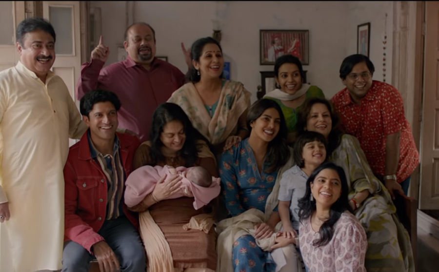 Still from the trailer The Sky is Pink.