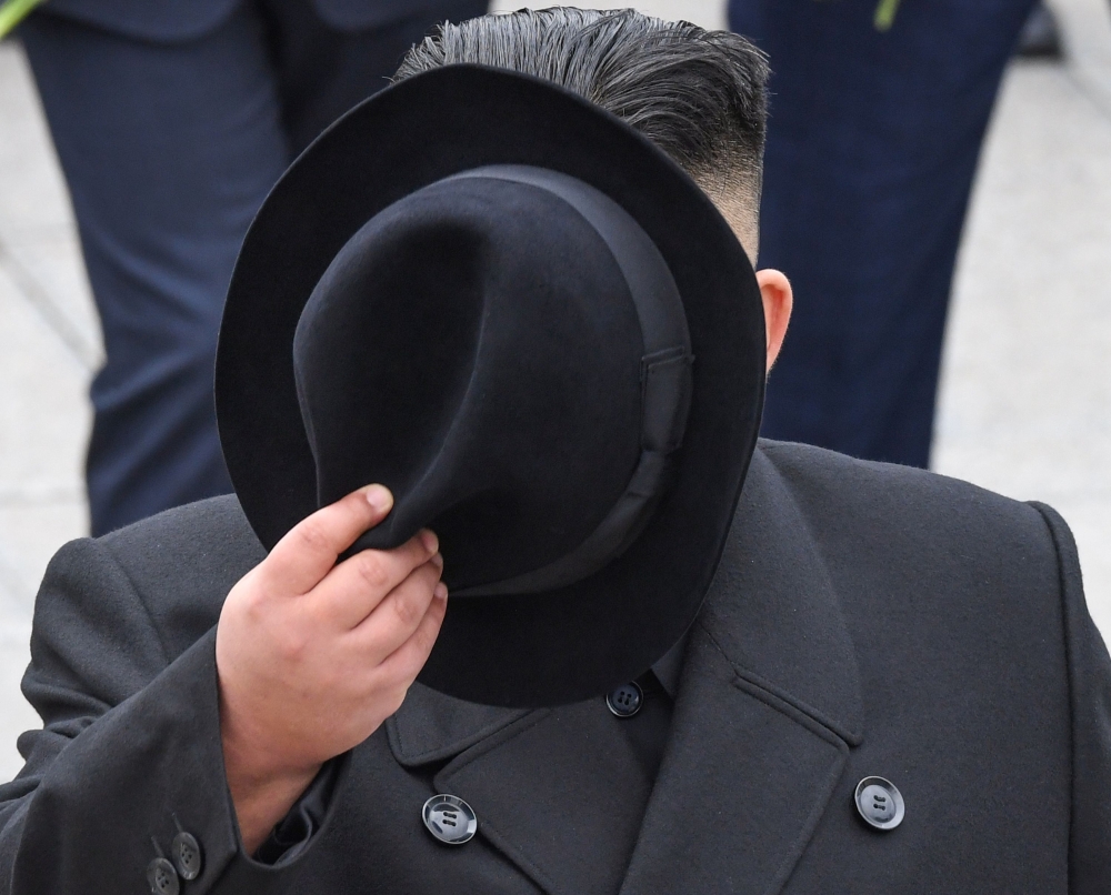 North Korean leader Kim Jong Un attends a wreath-laying ceremony at a WWII memorial in the far-eastern Russian port of Vladivostok on April 26, 2019. AFP/Kirill Kudryavtsev