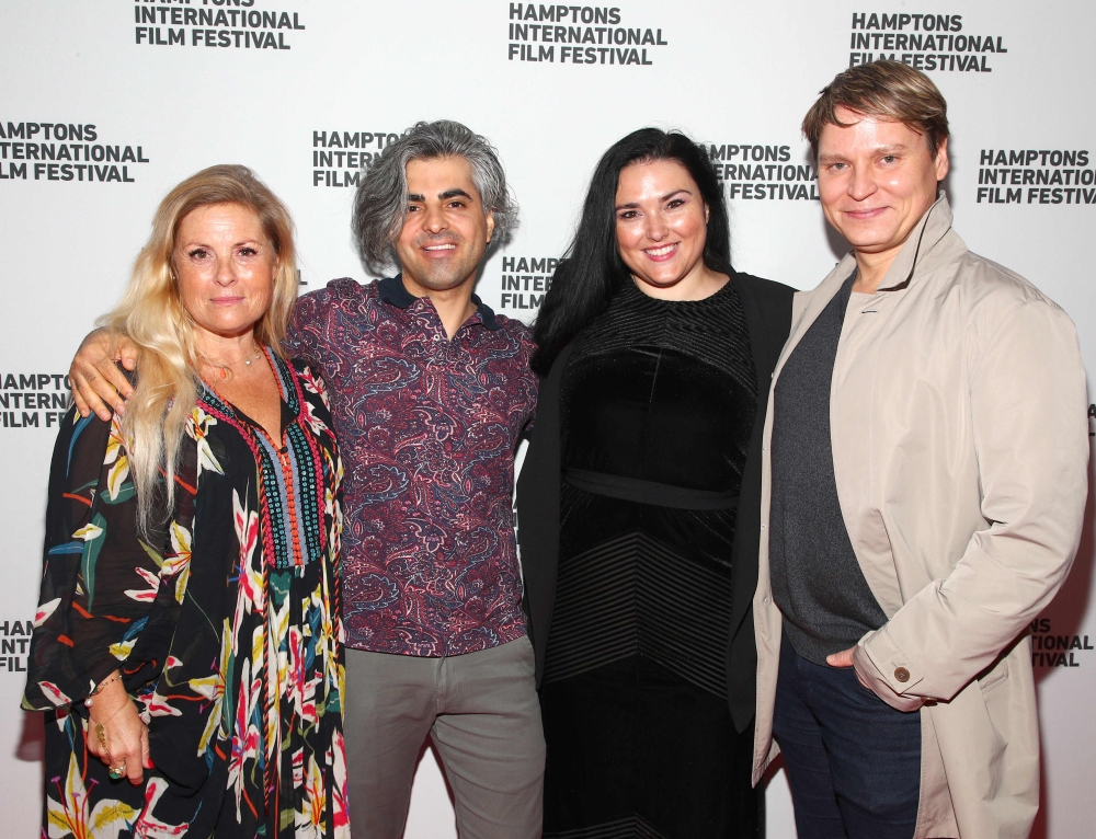 Sigrid Dyekjaer, Feras Fayyad, Larisa Apan, and Ryan Herrington attend The Cave New York Premiere Screening during the 2019 Hamptons International Film Festival on October 11, 2019 in East Hampton, New York. AFP / GETTY IMAGES NORTH AMERICA / Astrid Stawi