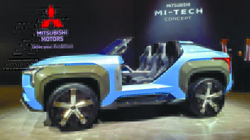 The all-new MI-TECH CONCEPT small-sized electrified SUV concept car by Mitsubishi Motors Corporation showcased at the recently concluded 46th Tokyo Motor Show 2019.