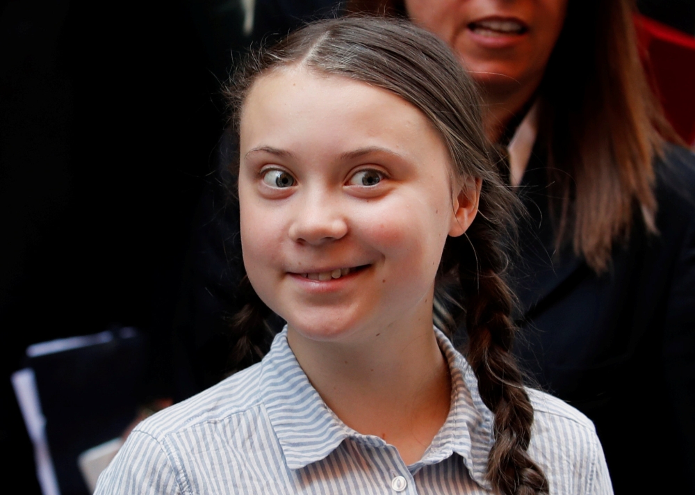 On Monday Greta Thunberg tweeted that she was 