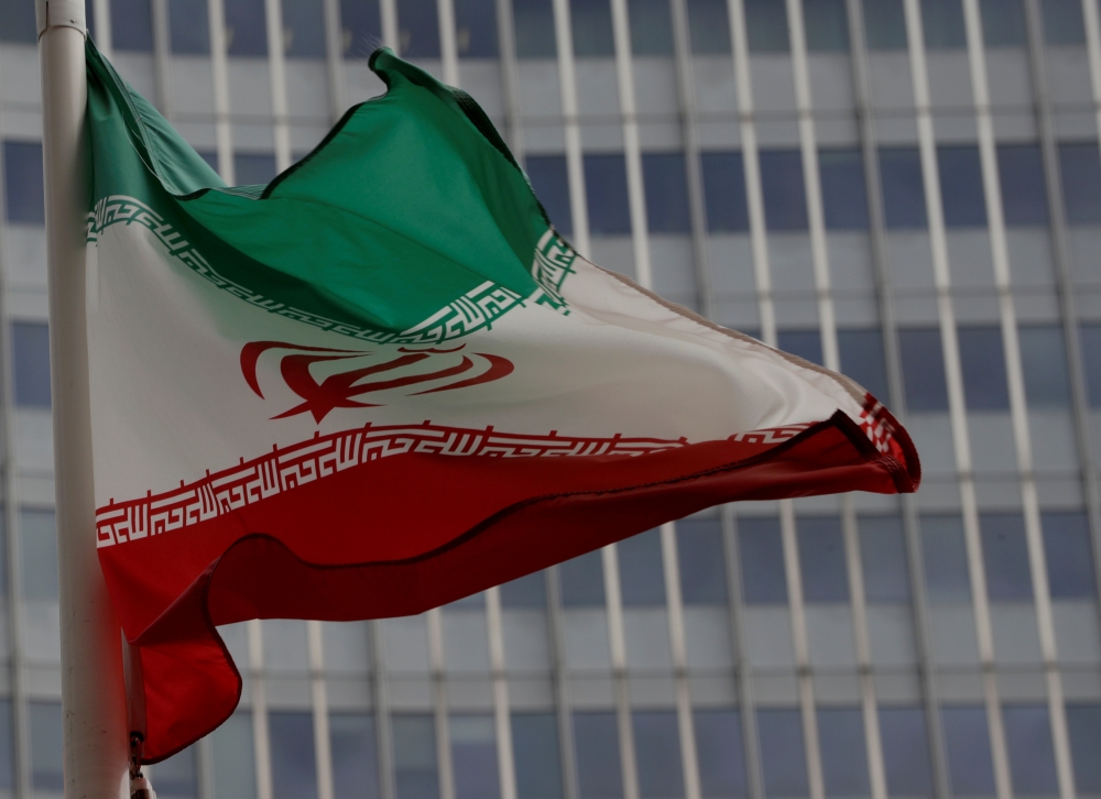 An Iranian flag flutters in front of the International Atomic Energy Agency headquarters in Vienna, Austria September 9, 2019. Reuters / Leonhard Foeger