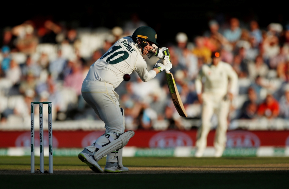 Ashes 2019 - Fifth Test - England v Australia - Kia Oval, London, Britain - September 15, 2019 Australia's Peter Siddle edges a delivery Action Images via Reuters/Andrew Boyers/File Photo