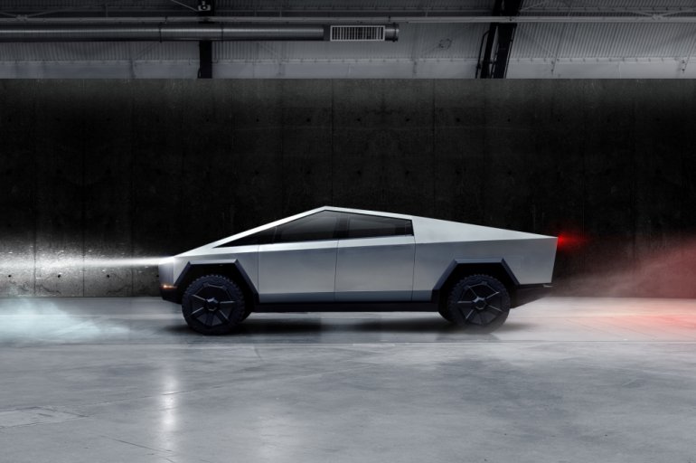 The Cybertruck, Tesla's first electric pickup truck (Tesla/Handout via Reuters)