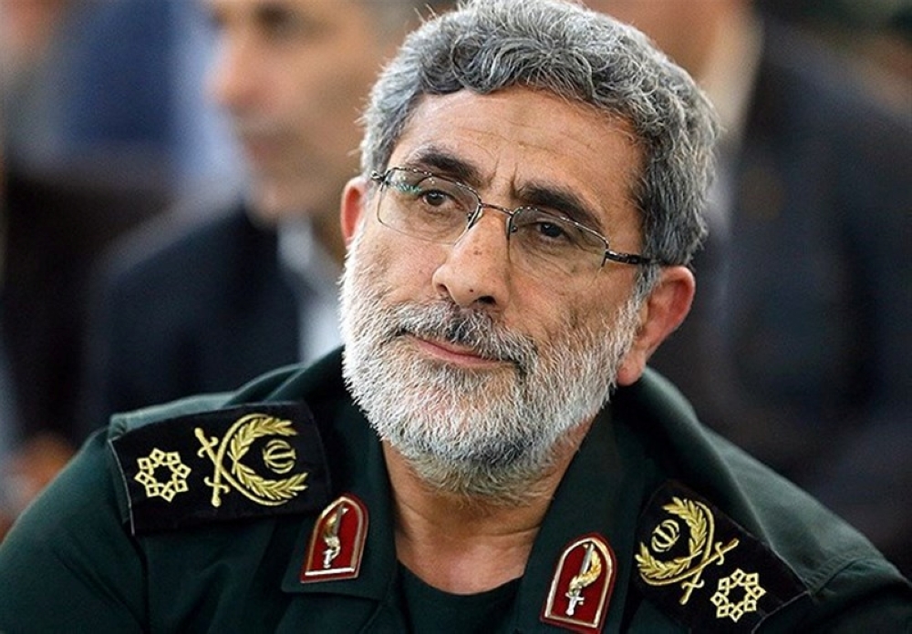 Brigadier General Esmail Ghaani, the newly appointed commander of the country's Quds Force, is seen in Tehran, Iran, in this undated picture obtained January 3, 2020. (Tasnim News Agency/Handout via REUTERS)