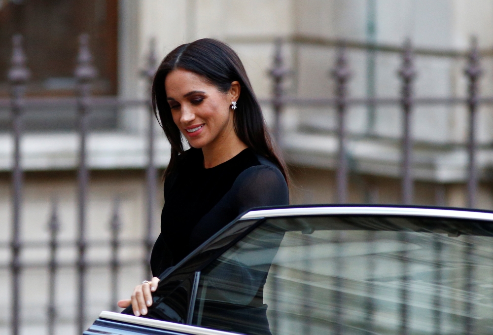 Meghan, the Duchess of Sussex arrives at the opening of Oceania at the Royal Academy of Arts in London, September 25, 2018. Reuters / Henry Nicholls