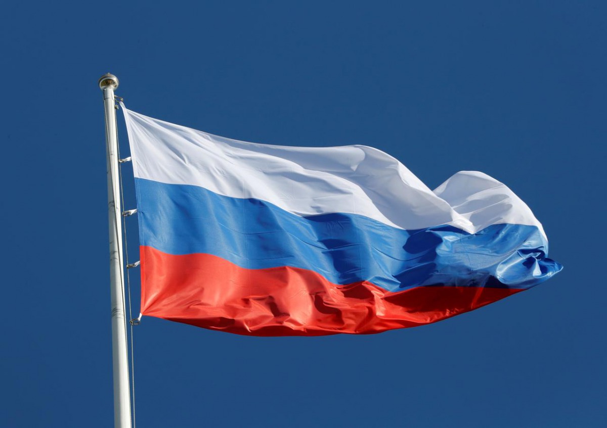 File photo of a state flag of Russia used for representation alone.