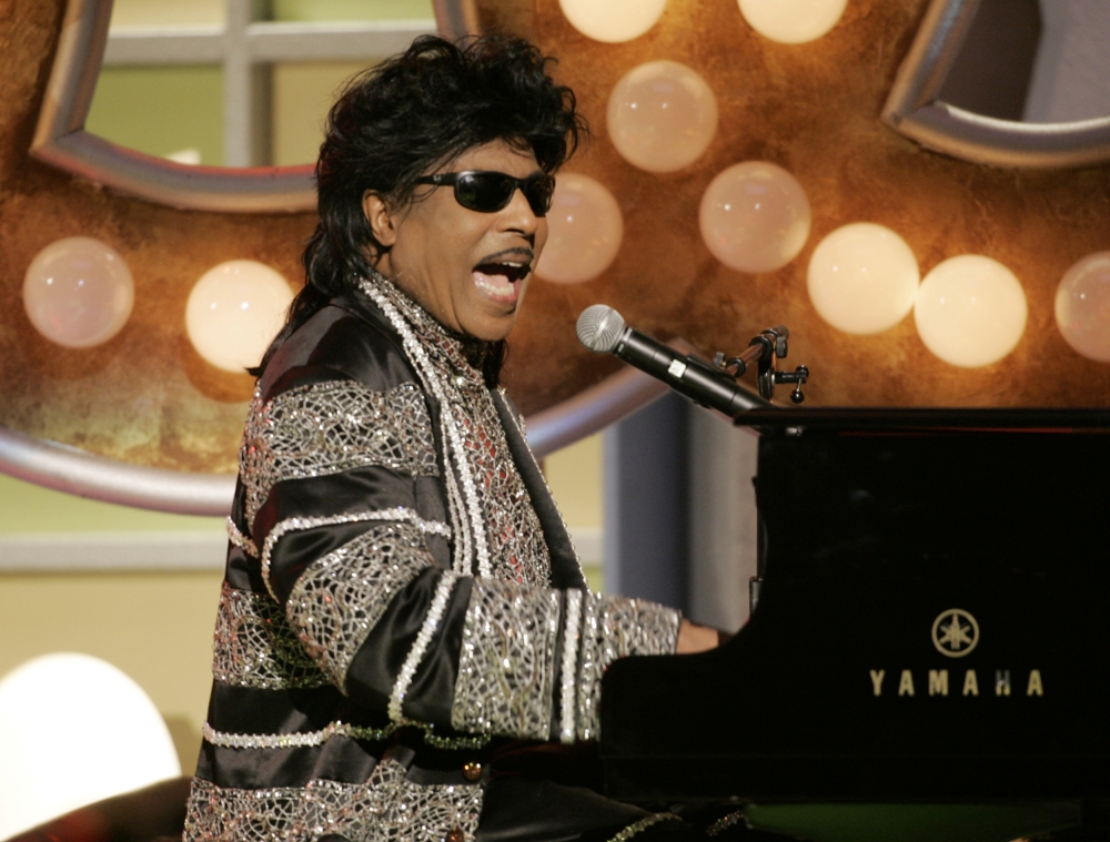 FILE PHOTO: Singer Little Richard performs a musical tribute to producer Don Cornelius creator and producer of the television music show 