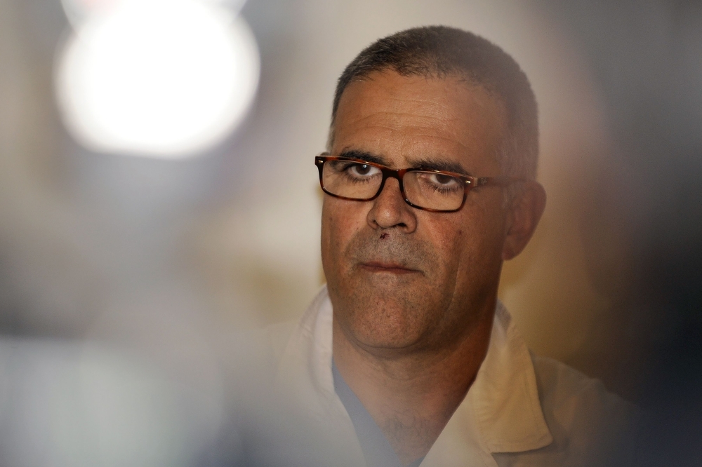 (FILES) In this file photo taken on December 14, 2009 Alberto Zangrillo, the personal doctor of Italian Prime Minister Silvio Berlusconi gives a press conference at the San Raffaele hospital in Milan. AFP / Damien Meyer 