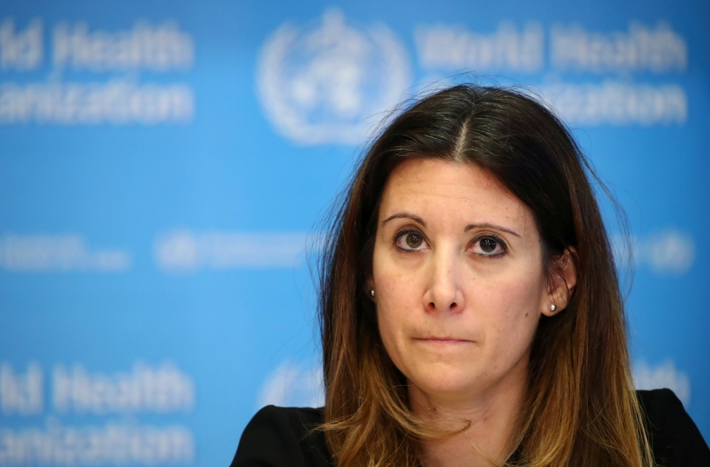 Technical Lead for the World Health Organization (WHO) Maria Van Kerkhove attends a news conference on the situation of the coronavirus (COVID-2019), in Geneva, Switzerland, February 28, 2020. REUTERS/Denis Balibouse/File Photo