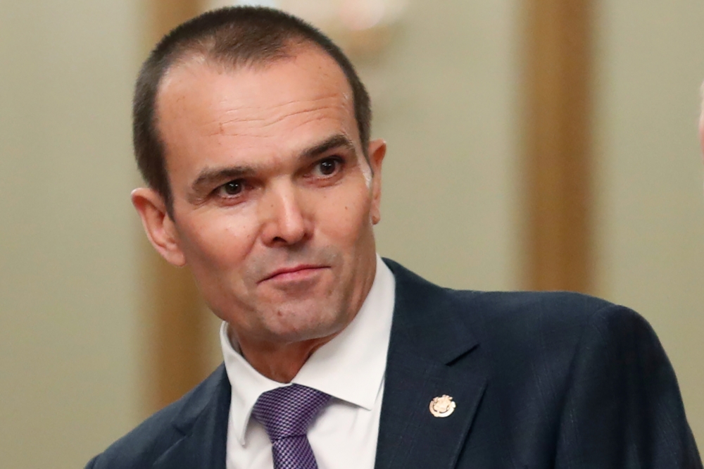 Republic of Chuvashia Head Mikhail Ignatyev arrives for a meeting on development programs for Russian regions with low social and economic development rates chaired by Prime Minister Dmitry Medvedev in Moscow on October 10, 2019.  / AFP / SPUTNIK / Dmitry