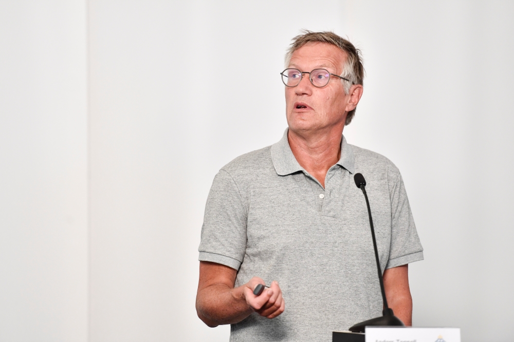 State epidemiologist Anders Tegnell of the Public Health Agency of Sweden speaks during a news conference on the coronavirus disease (COVID-19) situation, in Stockholm, Sweden July 21, 2020. TT News Agency/Eric Simander