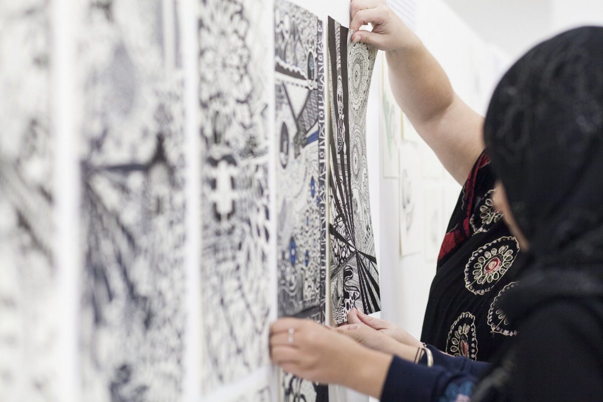 File photo of a VCUarts Qatar Community & Outreach class. (Photo: Leila Natsheh)