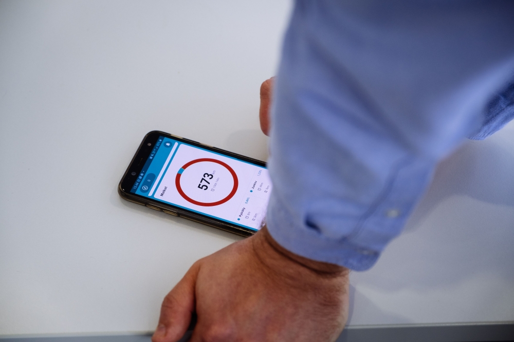 Ville Uusitalo, assistant professor at Lahti university of technology, uses the 