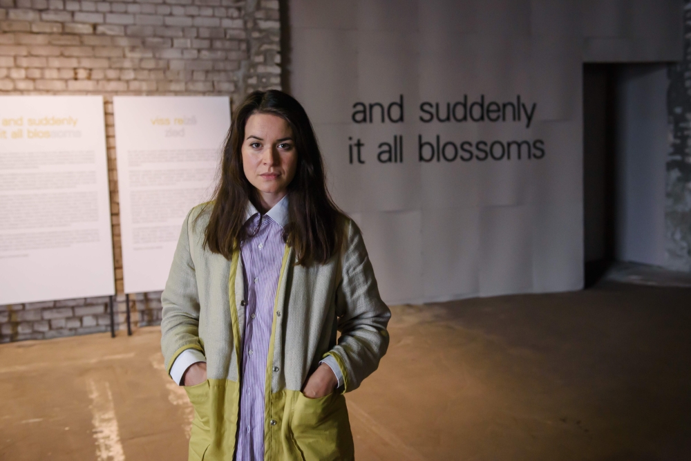 Rebecca Lamarche-Vadel, chief curator of the RIBOCA2 biennial Riga International Biennial of Contemporary Art titled 