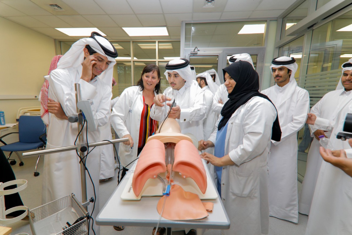 Students during an event organised by Qatar Career Development Centre prior to the outbreak of COVID-19 pandemic.