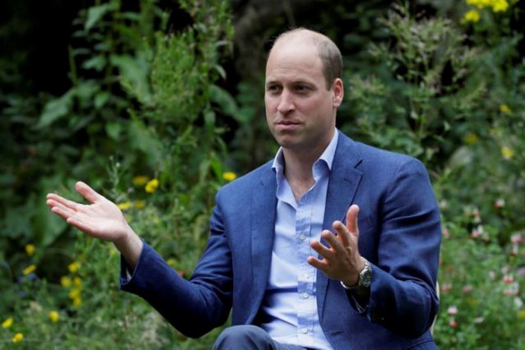 FILE PHOTO: Britain's Prince William, Duke of Cambridge, speaks during a visit to the Garden House, part of the Light Project, which works on getting people safely off the streets throughout the coronavirus disease (COVID-19) outbreak, in Peterborough, Br
