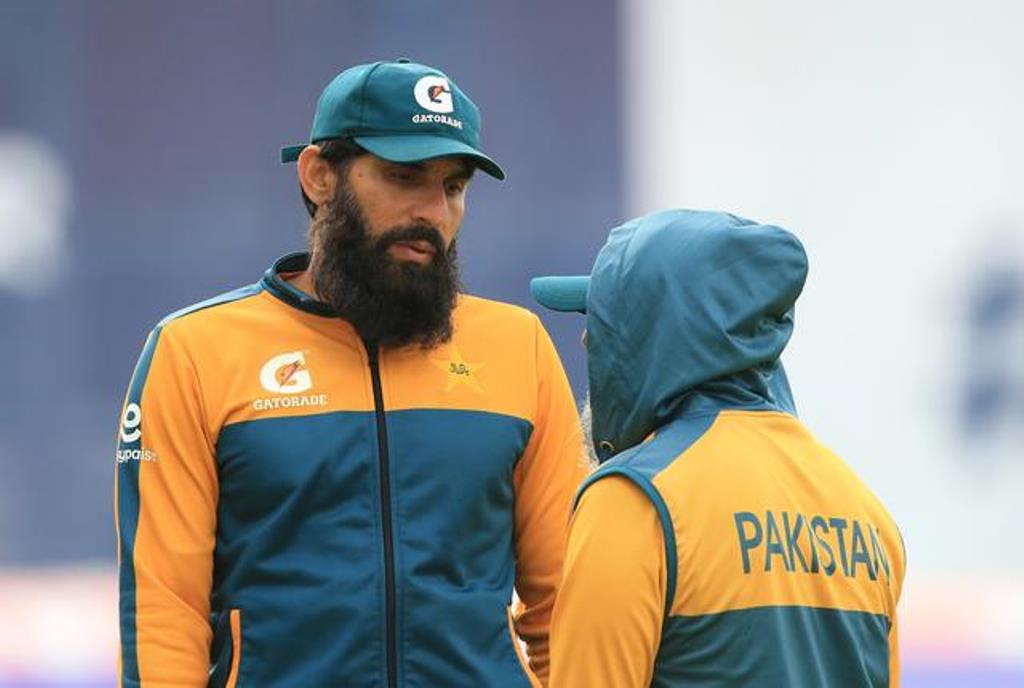 Cricket - Second T20 International - England v Pakistan - Emirates Old Trafford, Manchester, Britain - August 30, 2020 Pakistan coach Misbah-ul-Haq Lindsey Parnaby/Pool via REUTERS/File Photo
