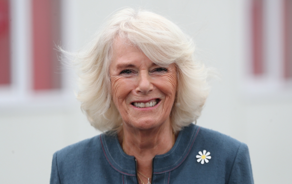 Britain's Camilla, Duchess of Cornwall visits a charity's training centre where trials are currently underway to determine whether dogs can act as a diagnostic tool detecting the coronavirus disease (COVID-19) in Milton Keynes, Britain September 9, 2020. 