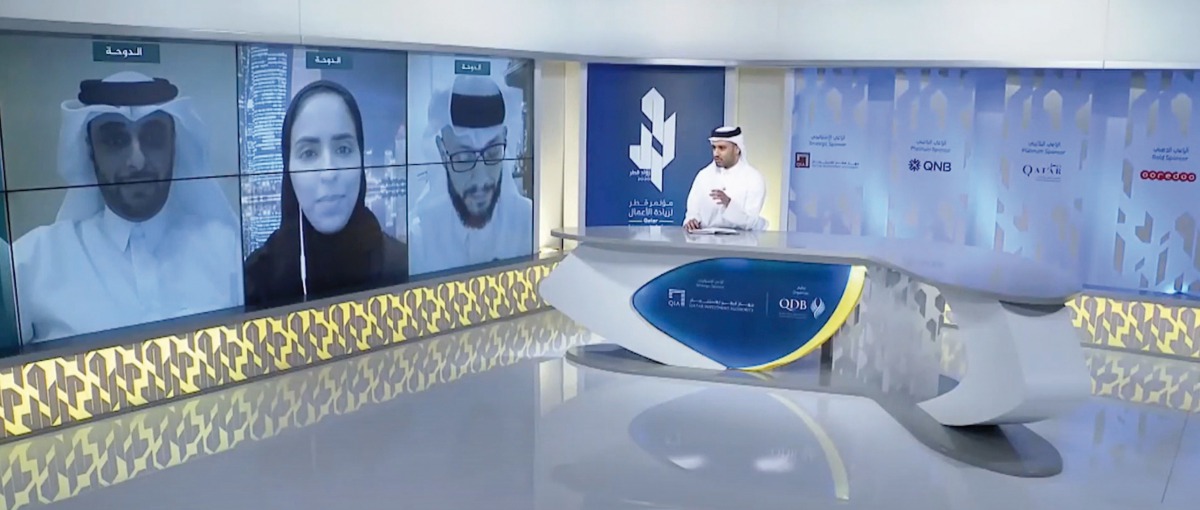 Experts during the virtual edition of the Qatar Entrepreneurship Conference 2020 (Rowad Qatar).