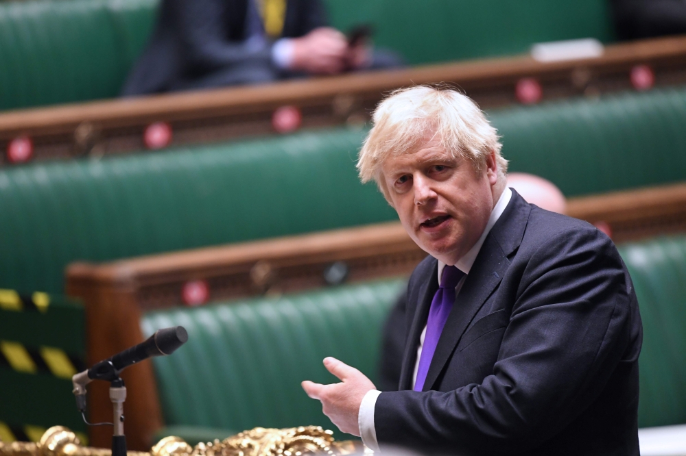 Britain's Prime Minister Boris Johnson.   AFP