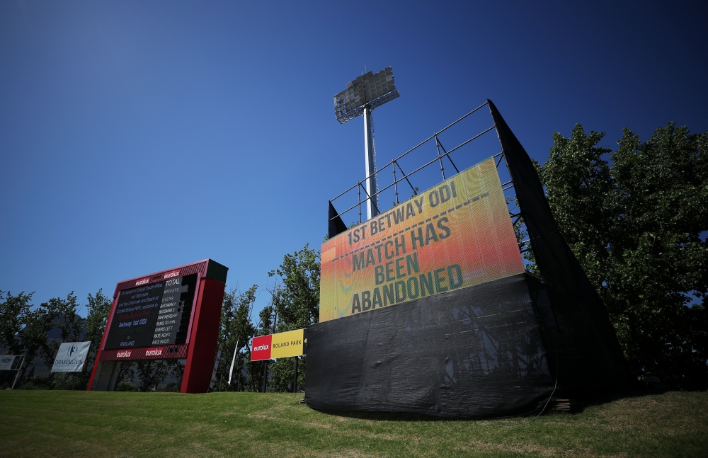 December 6, 2020 General view as the match is abandoned REUTERS/Mike Hutchings