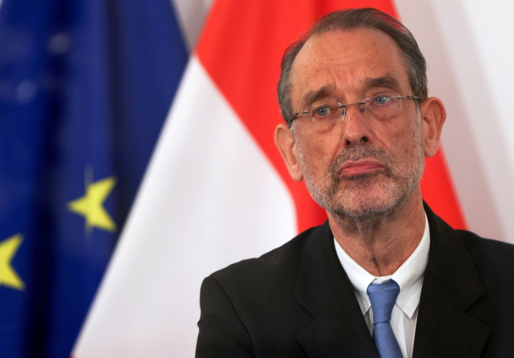 Austria's Education Minister Werner Fassmann attends a news conference in Vienna, Austria November 25, 2020. Reuters/Leonhard Foeger/File Photo