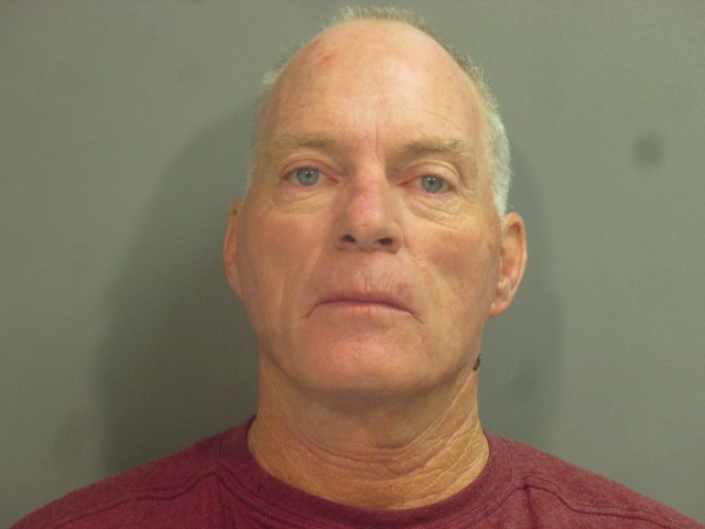 Police mugshot of Richard Barnett, 60, of Gravette, Arkansas who was arrested in Little Rock, Arkansas, January 8, 2021, on multiple criminal charges for his role in storming the Capitol building in Washington earlier in the week. Washington County police