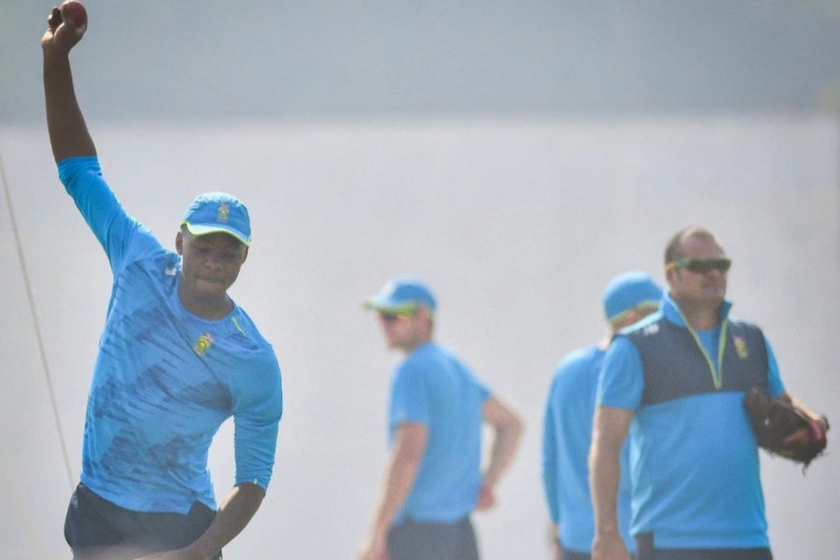 South Africa cricket team practice day in Pakistan - Twitter: @OfficialCSA
