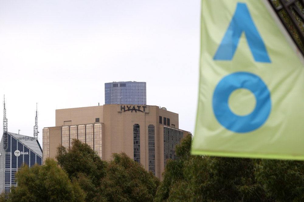 General view of the Grand Hyatt in Melbourne. Reuters/Loren Elliott
 