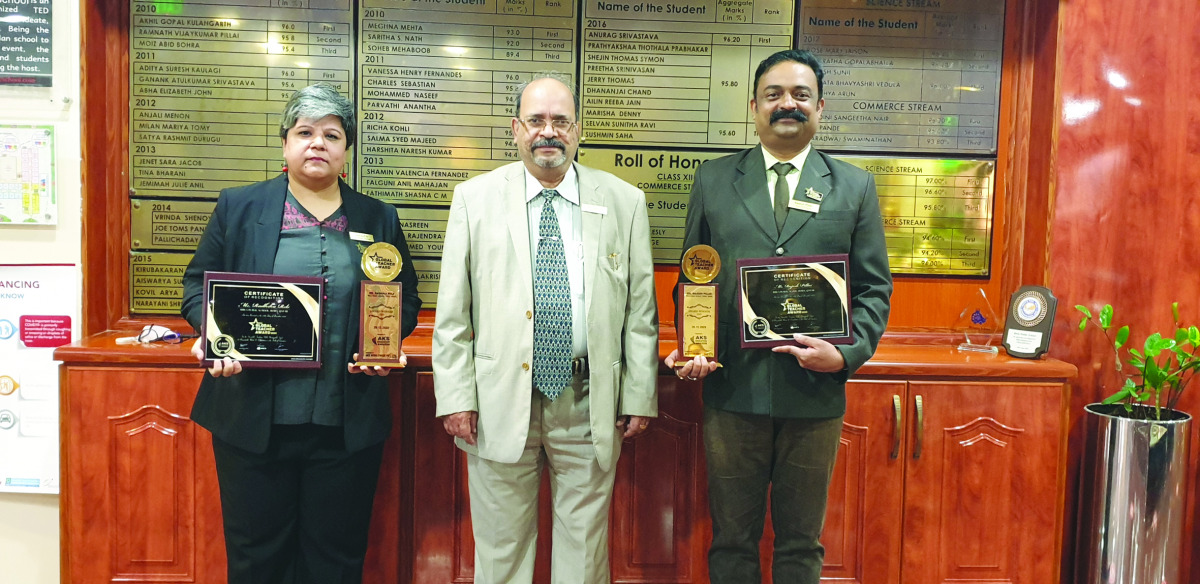 AKS Global Teacher Award 2020 winners from Birla Public School (BPS). 