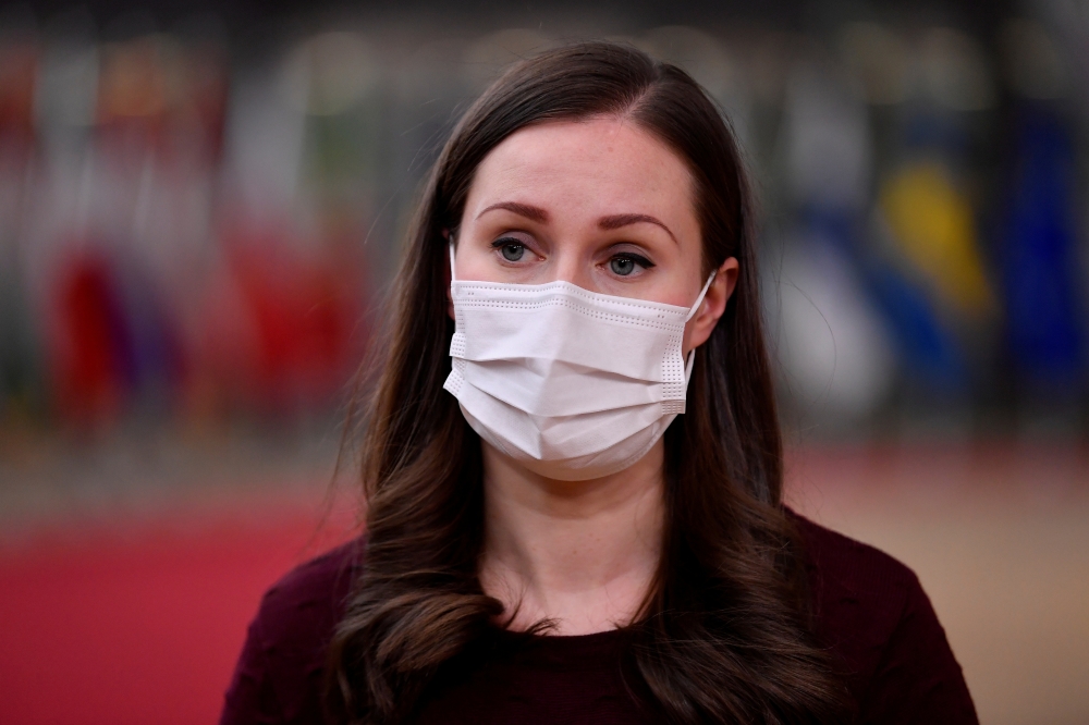 Finland's Prime Minister Sanna Marin arrives to attend a face-to-face EU summit amid the coronavirus disease (COVID-19) lockdown in Brussels, Belgium December 10, 2020. John Thys/Pool via REUTERS/File Photo