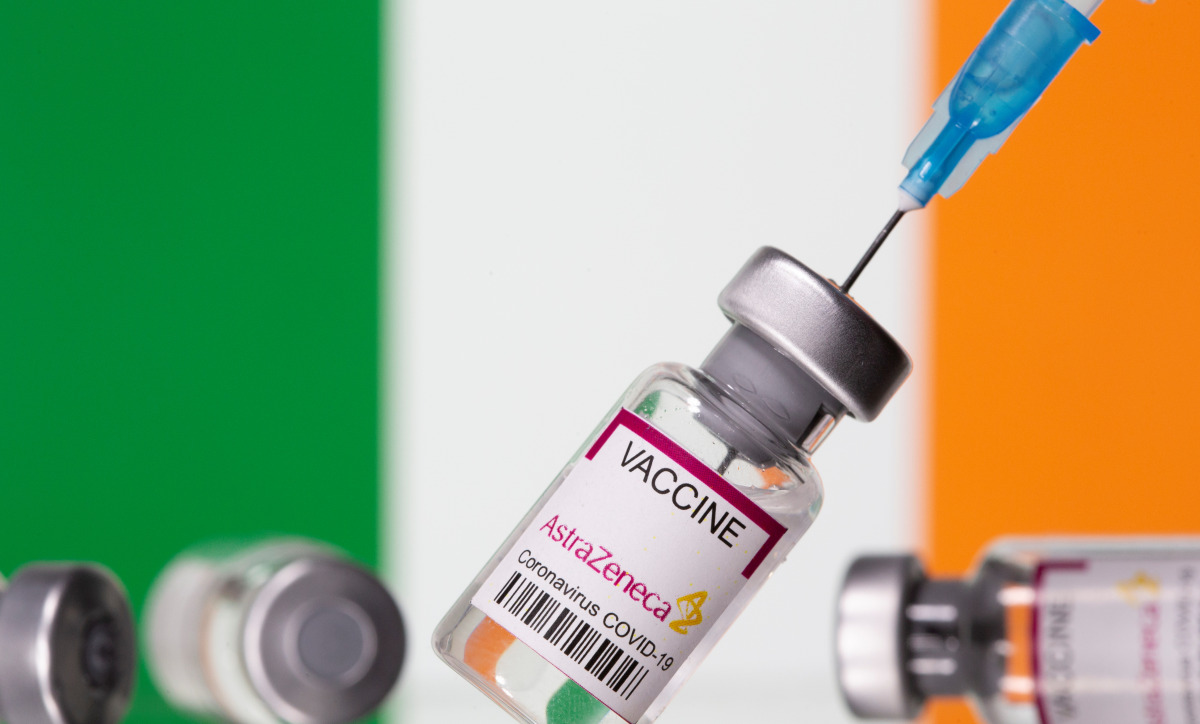 Vials labelled 