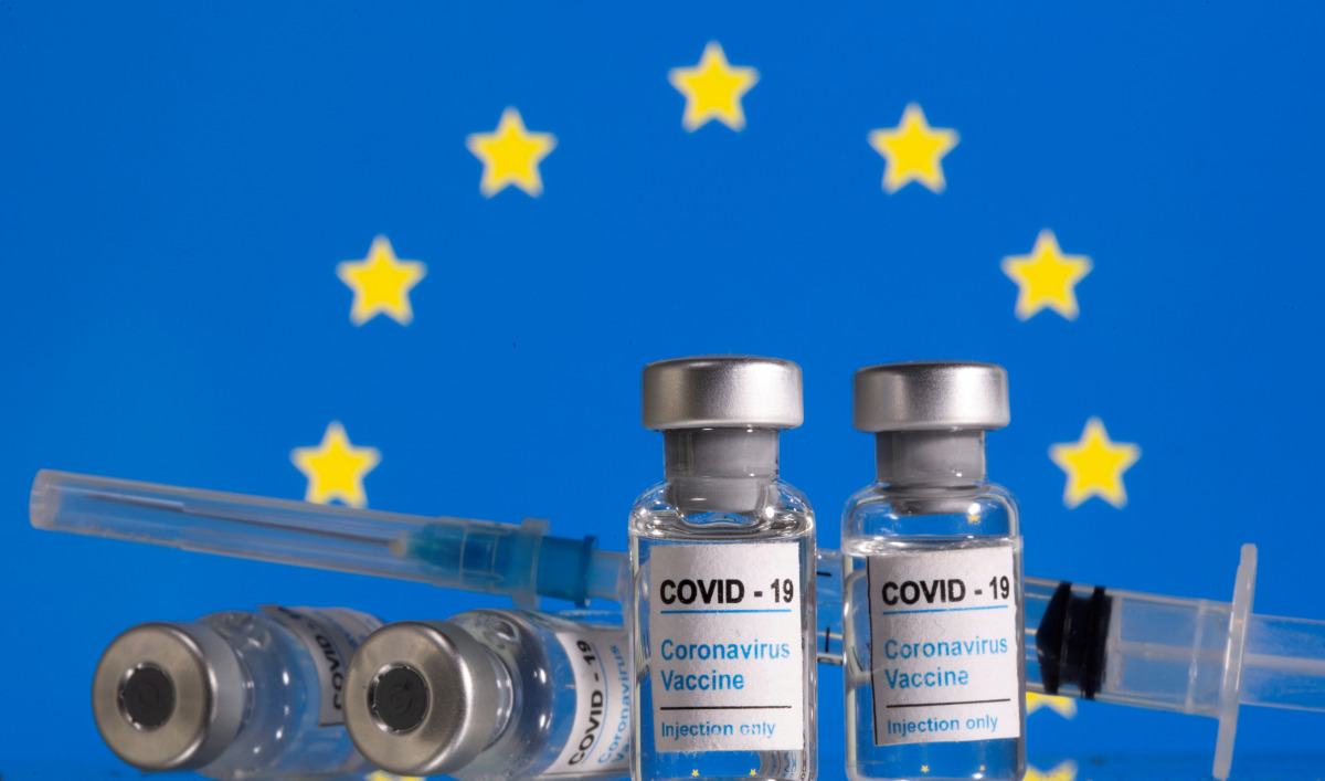 FILE PHOTO: Vials labelled 
