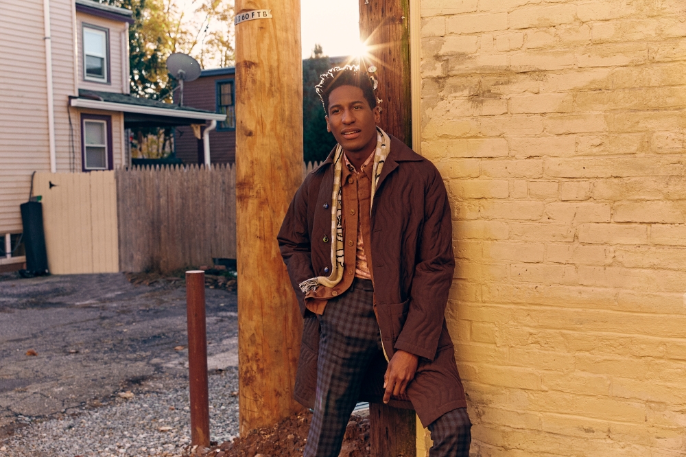 Jon Batiste poses in unknown location in this photograph obtained by Reuters on March 26, 2021. Louis Browne/Handout via REUTERS
