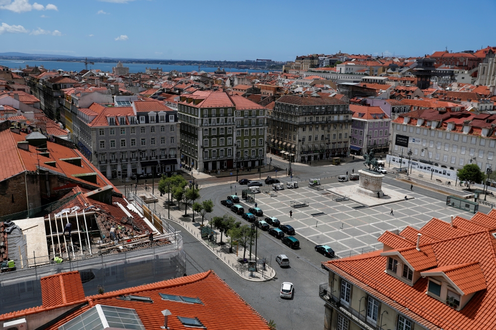 General view of Praca da Figueira amid the coronavirus pandemic in Lisbon, Portugal, May 11, 2021. Reuters/Pedro Nunes/File Photo