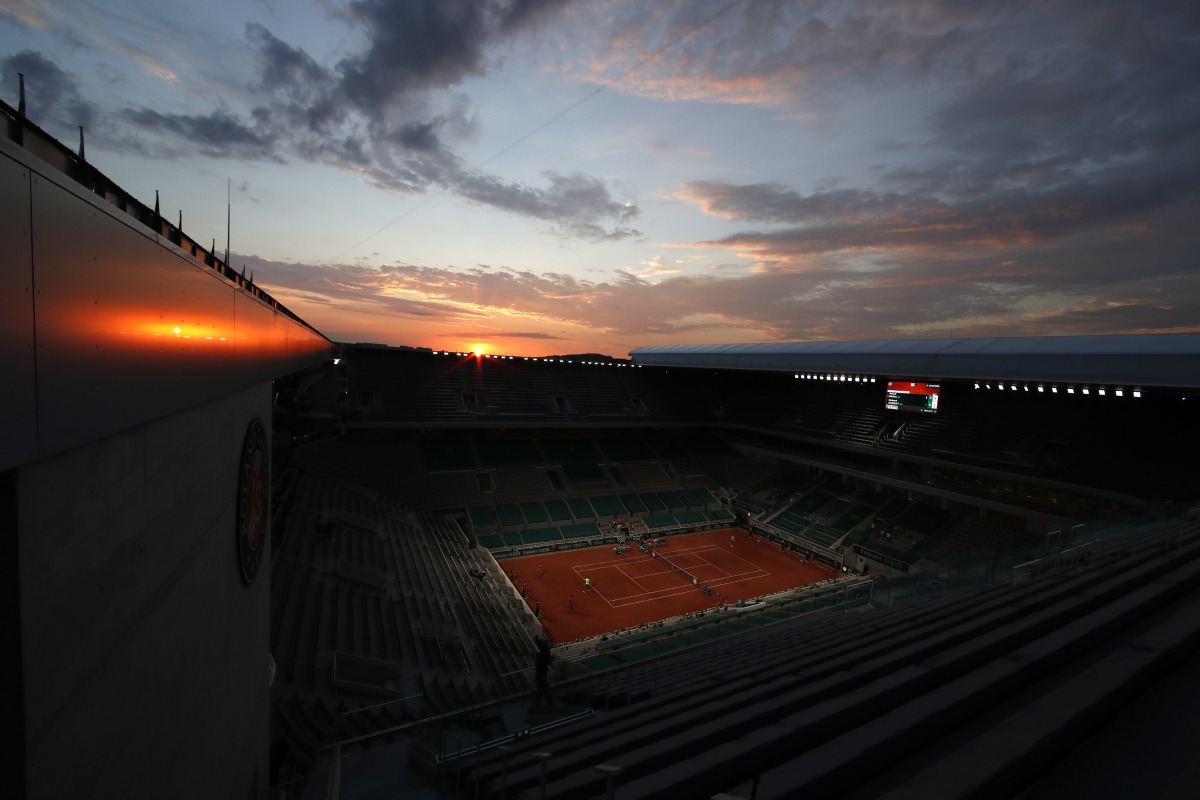 Tennis - French Open - Roland Garros, Paris, France - June 3, 2021 General view during the second round match between Spain's Rafael Nadal and France's Richard Gasquet REUTERS/Gonzalo Fuentes
