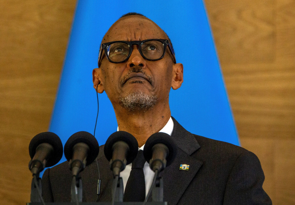FILE PHOTO: Rwandan President Paul Kagame May 27, 2021. REUTERS/Jean Bizimana