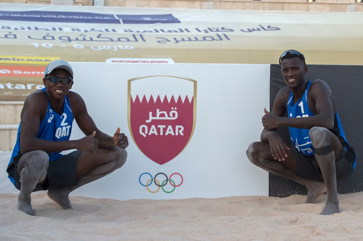 Cherif Younousse (right) and Ahmed Tijan 
