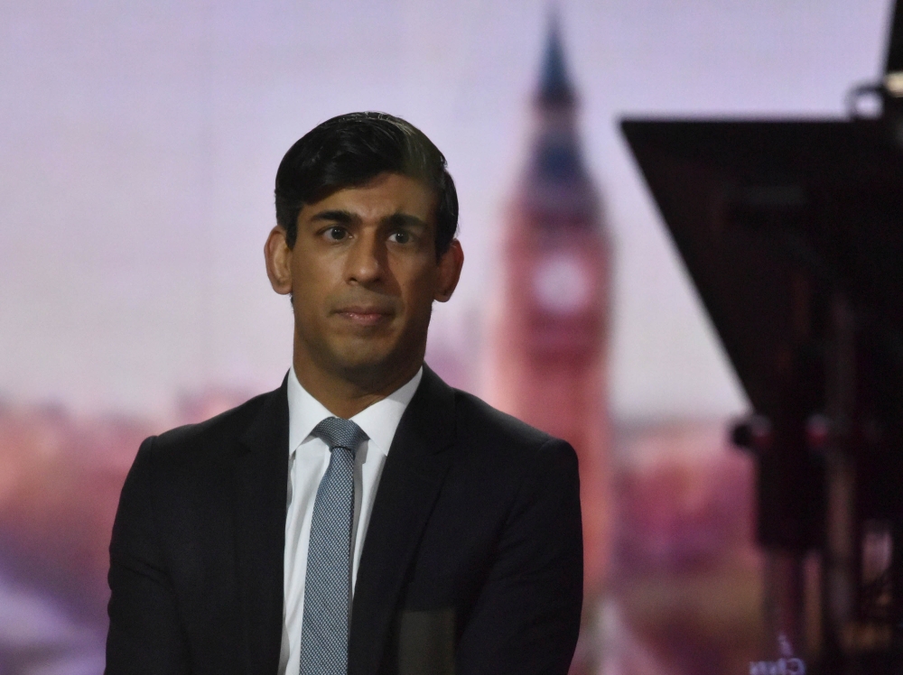 File photo of British finance minister Rishi Sunak