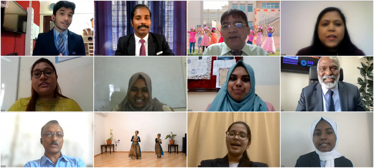 SIS students participating in an event organised to mark Teachers’ Day.