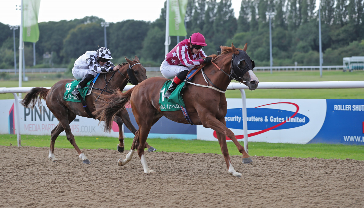 AJS Hajaj in action yesterday.