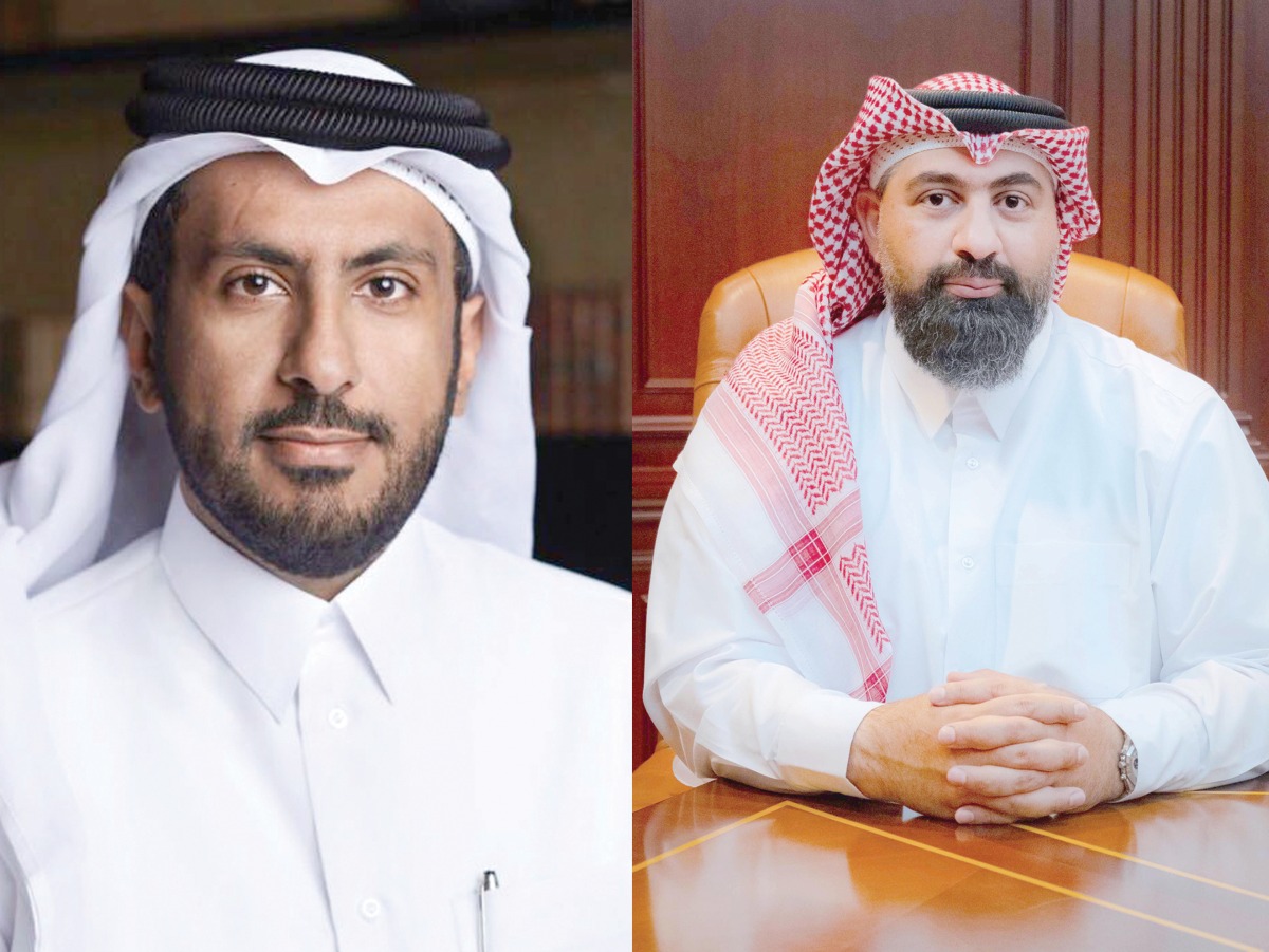 (Left) H E Sheikh Faisal bin Thani Al Thani, Lesha Bank Chairman, and Abdulrahman Totonji, Lesha Bank CEO