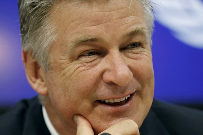 U.S. actor and activist Alec Baldwin speaks at a news conference at United Nations headquarters in New York, September 21, 2015. REUTERS/Mike Segar/File Photo

