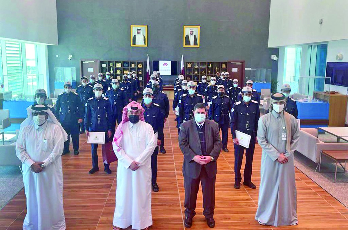 GAC officials with the new batch at the conclusion of the training course. 