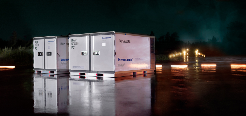 The Releye RAP container which can accommodate five pallets. 
