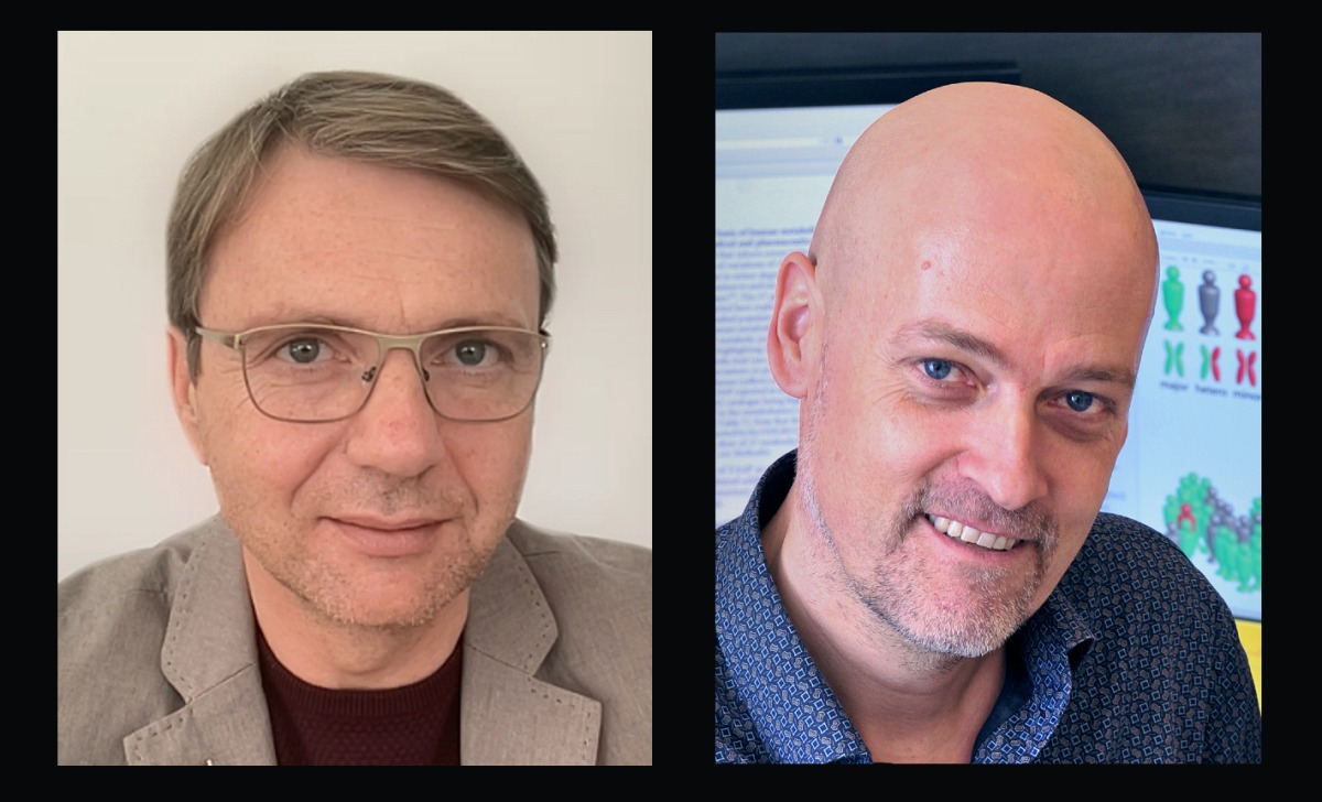 WCM-Q researchers Dr. Frank Schmidt (left) and Dr. Karsten Suhre have helped identify protein markers for Covid-19.