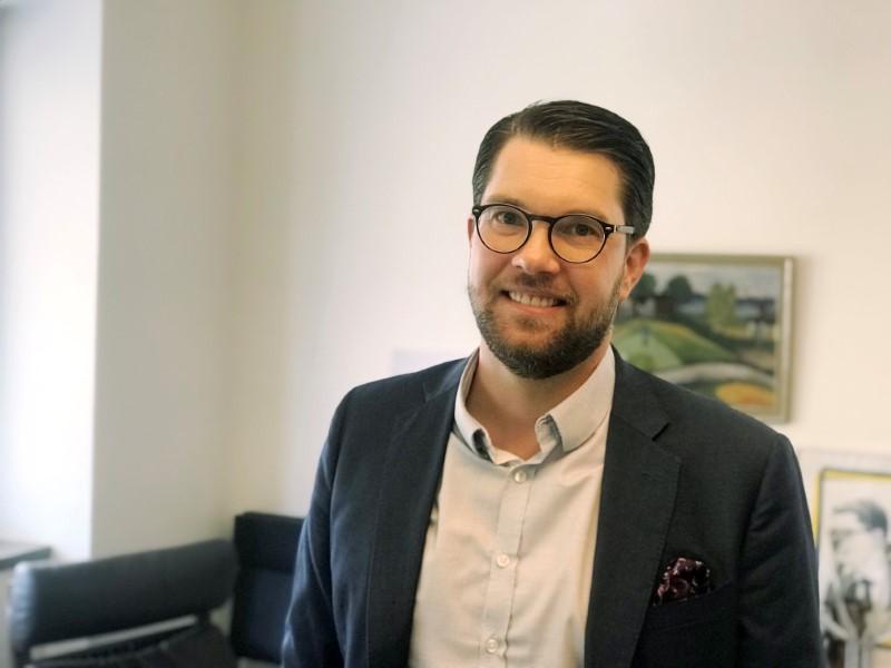 Reuters file photo of Sweden Democrats party leader Jimmie Akesson 