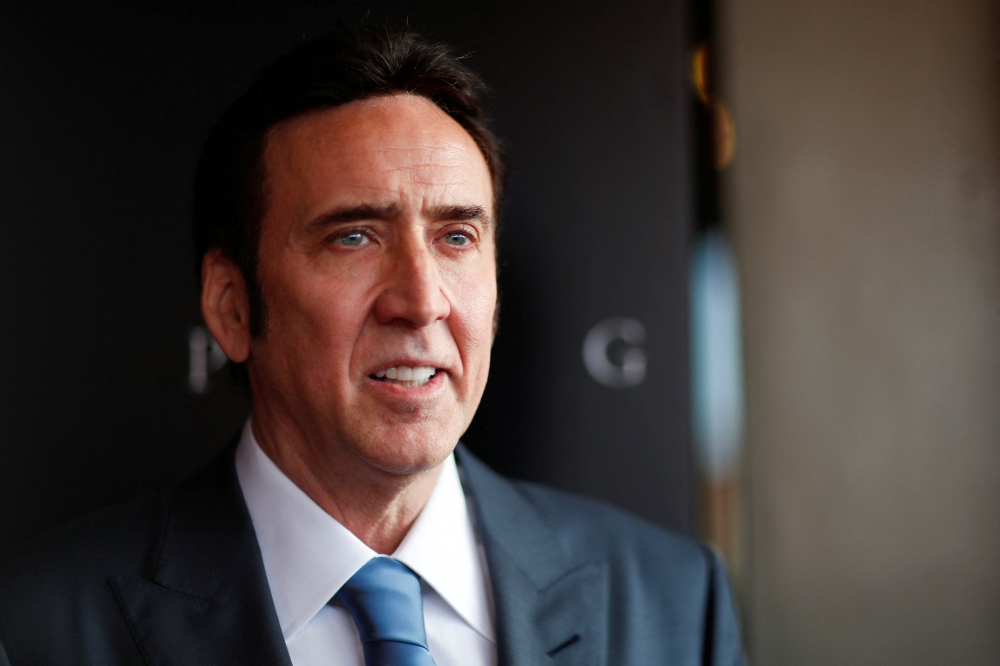Cast member Nicolas Cage attends a premiere for the film Pig, in Los Angeles, California, U.S. July 13, 2021. REUTERS/Mario Anzuoni/File Photo